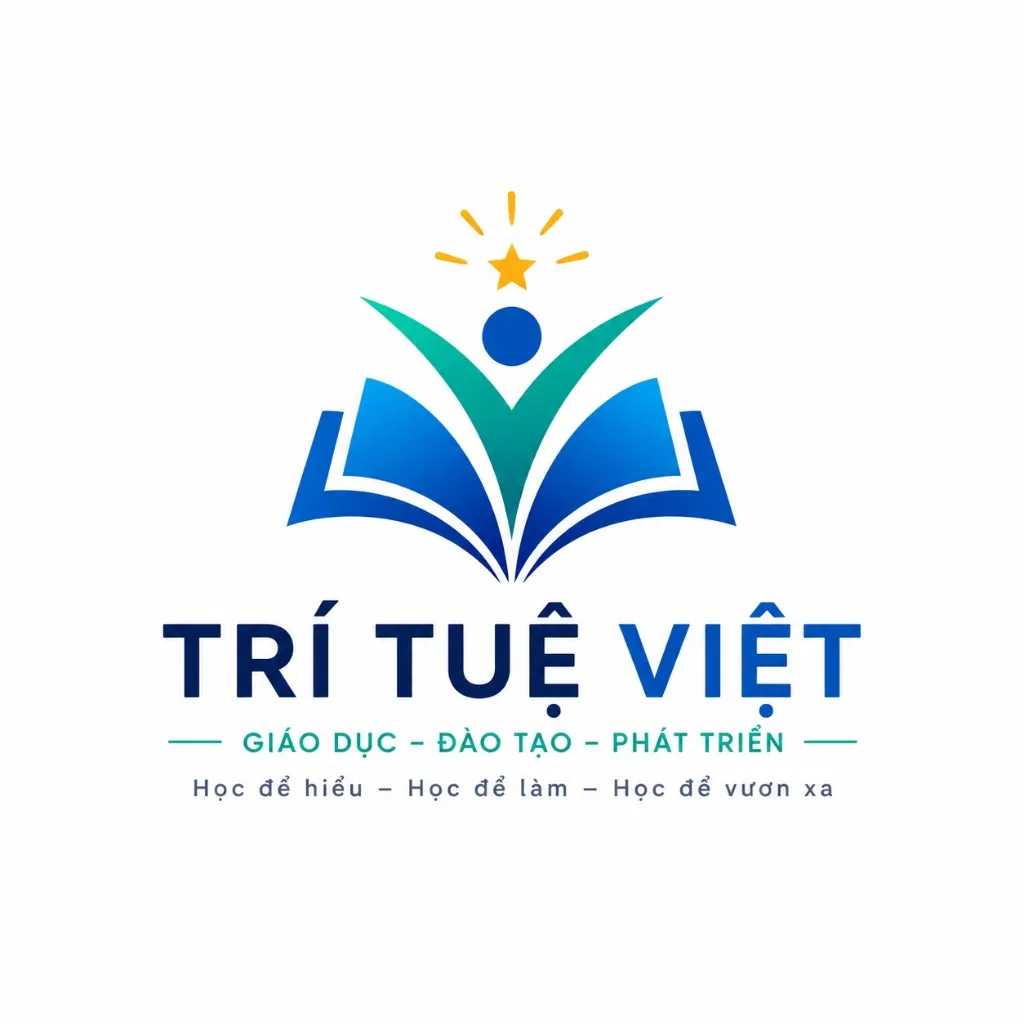 Logo giáo dục Trí Tuệ Việt