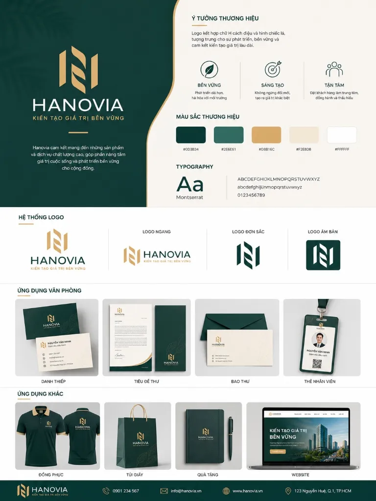 Nhận diện thương hiệu thủ công mỹ nghệ (Hanovia)