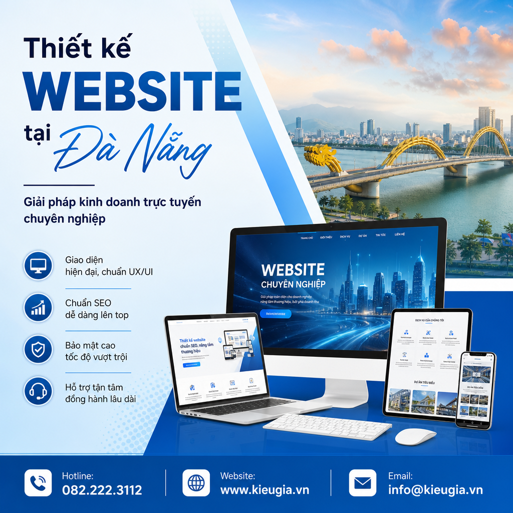 Thiết kế website tại Đà Nẵng - Giải pháp kinh doanh trực tuyến chuyên nghiệp